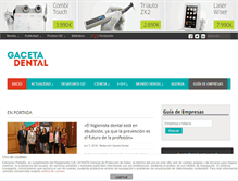 Tablet Screenshot of gacetadental.com